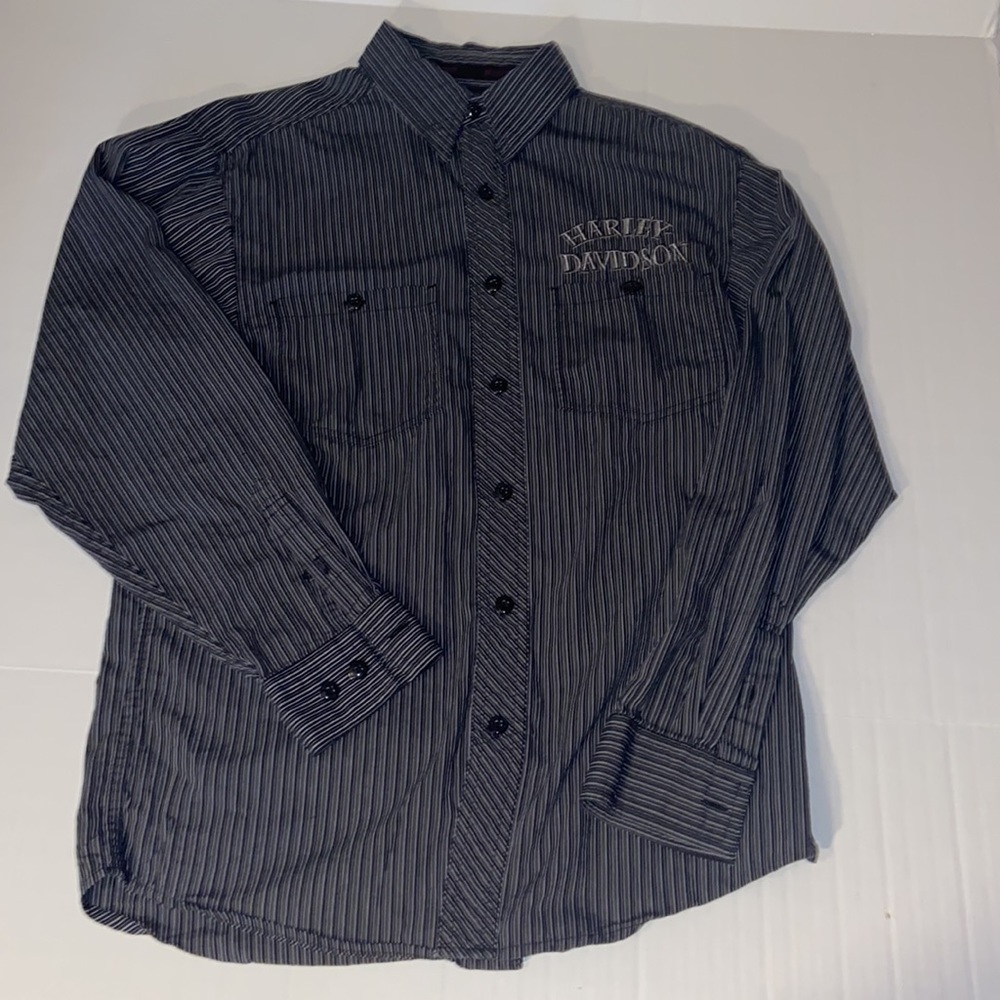 Harley-Davidson Men’s Long Sleeve Button Down Shirt Size Small